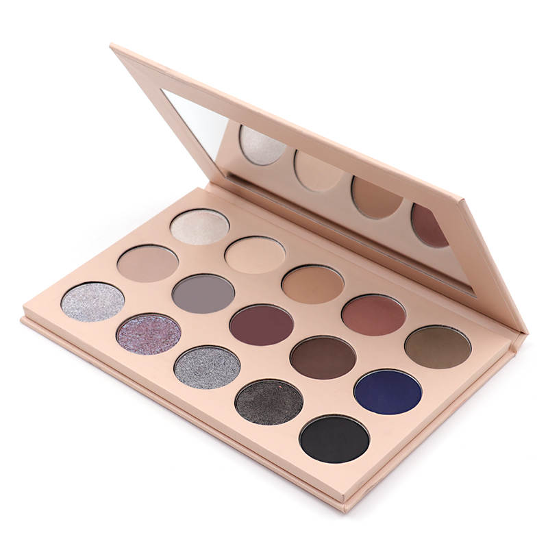 Cali Chic Glitter Nude Eyeshadow Palette Matte Metallic Celebrity Cosmetic Make Up Travel Pack