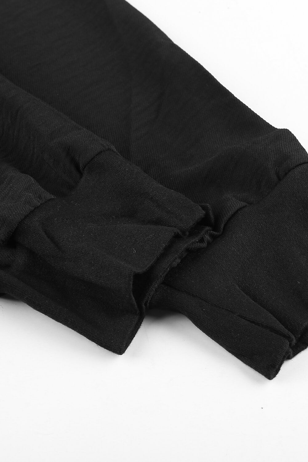 Cali Chic Black Pocketed Casual Joggers